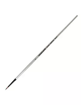 Pennello Sintetico Graduate Daler-Rowney - Punta Tonda - n. 4 - Manico Lungo - D212161004 (Conf. 3)