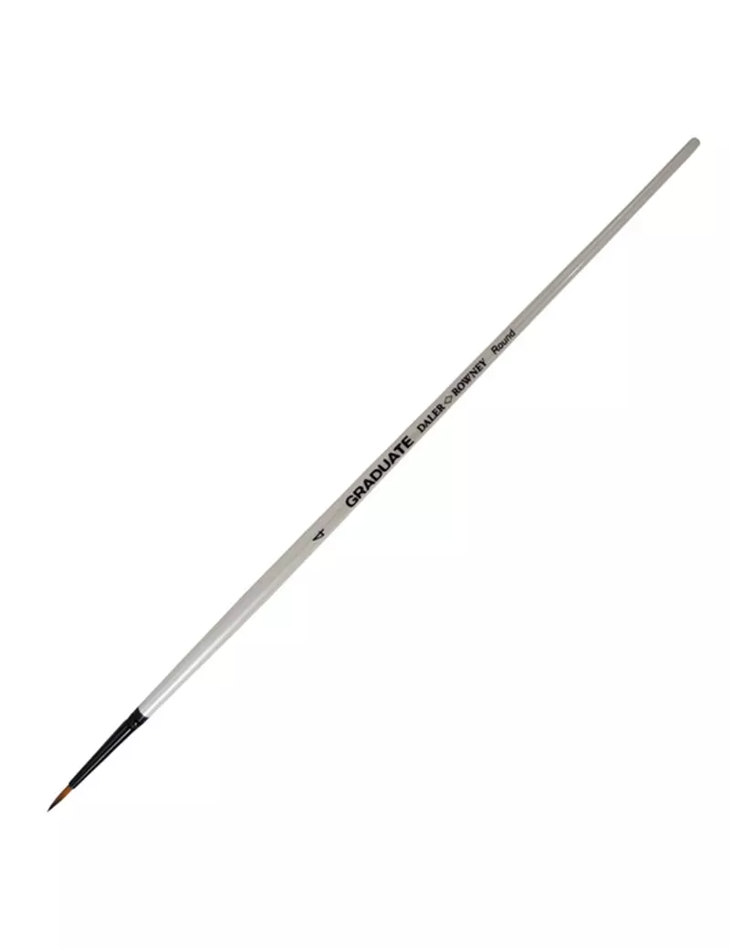 Pennello Sintetico Graduate Daler-Rowney - Punta Tonda - n. 4 - Manico Lungo - D212161004 (Conf. 3) Pennello Sintetico Graduate Daler-Rowney - Punta Tonda - n. 4 - Manico Lungo - D212161004 (Conf. 3)