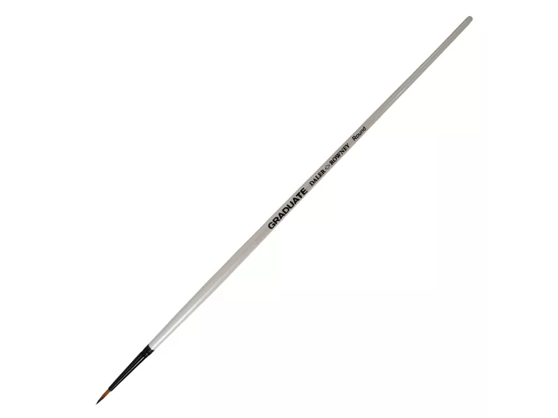 Pennello Sintetico Graduate Daler-Rowney - Punta Tonda - n. 16 - Manico Lungo - D212161016 (Conf. 3)