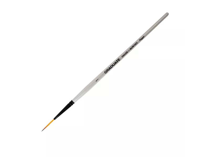 Pennello Sintetico Graduate Daler-Rowney - Punta Lunga - n. 1 - Manico Corto - D212130001 (Conf. 3)