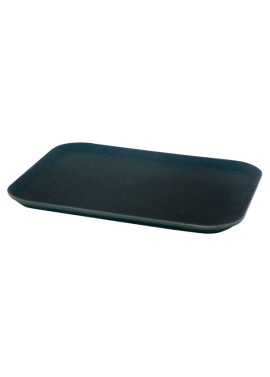 Vassoio Antiscivolo in Polipropilene Leone - 25x35 cm - T5020 (Nero)