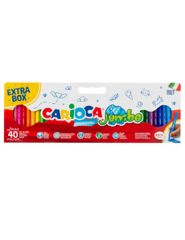 Pennarelli Jumbo Carioca - Punta Maxi - 41258 (Assortiti Conf. 40)