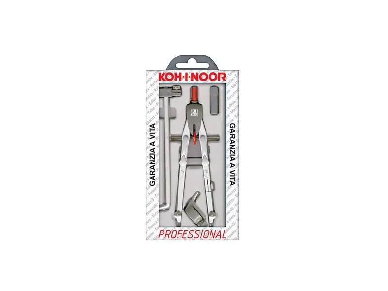 Compasso Balaustrone Koh-i-noor - L 170/300 mm - H91148N (Argento)
