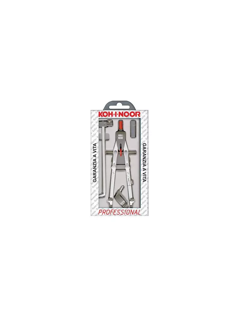 Compasso Balaustrone Koh-i-noor - L 170/300 mm - H91148N (Argento) Compasso Balaustrone Koh-i-noor - L 170/300 mm - H91148N (Argento)