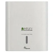 Dispenser per Asciugamani Piegati a C e V Simplify Papernet - 33,6x14,5x30 cm - 421337 (White Wood)