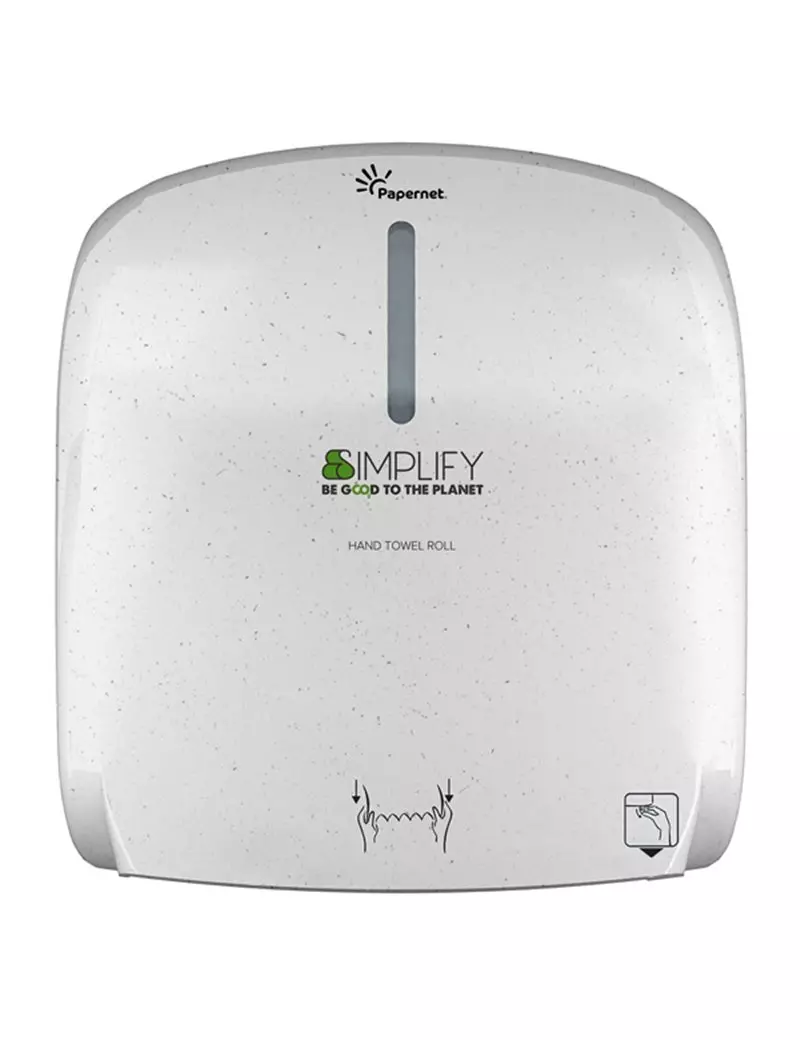 Dispenser per Asciugamani Piegati a Z e W Simplify Papernet - 33,6x10,8x29 cm - 421336 (White Wood) Dispenser per Asciugamani Piegati a Z e W Simplify Papernet - 33,6x10,8x29 cm - 421336 (White Wood)
