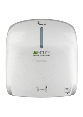 Dispenser per Asciugamani Piegati a Z e W Simplify Papernet - 33,6x10,8x29 cm - 421336 (White Wood)
