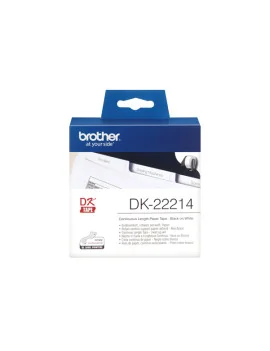 Etichette Originali Brother DK-22214 - 12 mm x 30,48 m