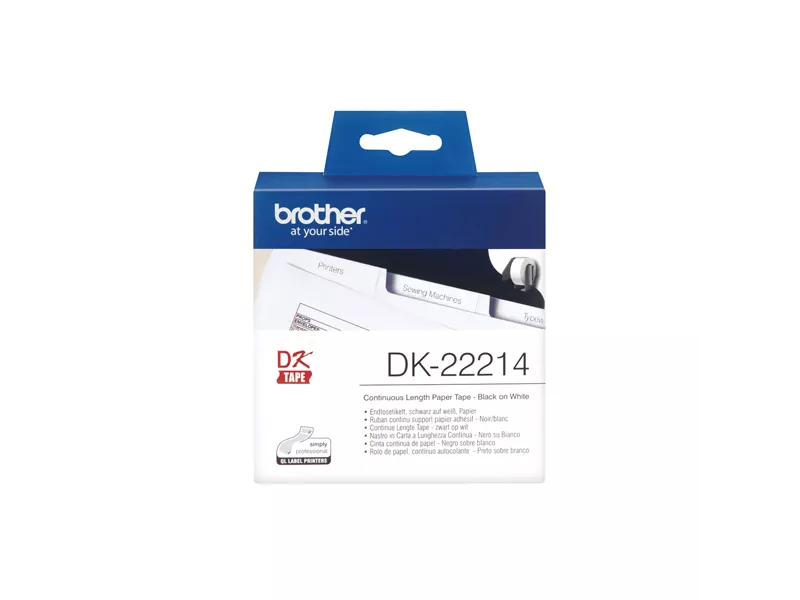 Etichette Originali Brother DK-22214 - 12 mm x 30,48 m