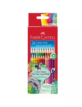 Matite Colorate Colour Grip Faber Castell - 112424 (Assortiti Conf. 24)