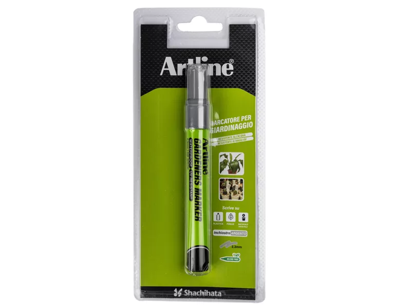 Marcatore Permanente Gardeners Artline - Punta Tonda - 2,3 mm - A 84013381 (Argento)