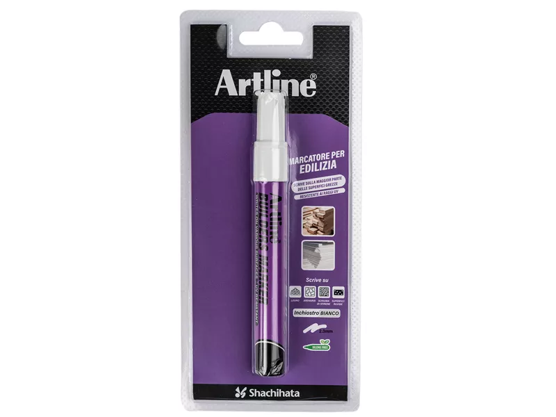 Marcatore Permanente Builders Artline - Punta Tonda - 2,3 mm - A 84013268 (Bianco) Marcatore Permanente Builders Artline - Punta Tonda - 2,3 mm - A 84013268 (Bianco)