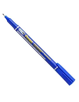 Marcatore Permanente NF450 Pentel - Punta Extra Fine - 0,6 mm - NF450-C (Blu Conf. 12)