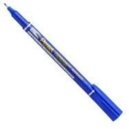 Marcatore Permanente NF450 Pentel - Punta Extra Fine - 0,6 mm - NF450-C (Blu Conf. 12)