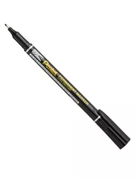 Marcatore Permanente NF450 Pentel - Punta Extra Fine - 0,6 mm - NF450-A (Nero Conf. 12)