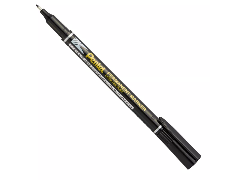 Marcatore Permanente NF450 Pentel - Punta Extra Fine - 0,6 mm - NF450-A (Nero Conf. 12)