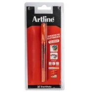 Marcatore Permanente Electricians Artline - Doppia Punta - 0,4-1 mm - A 84013329 (Arancione)