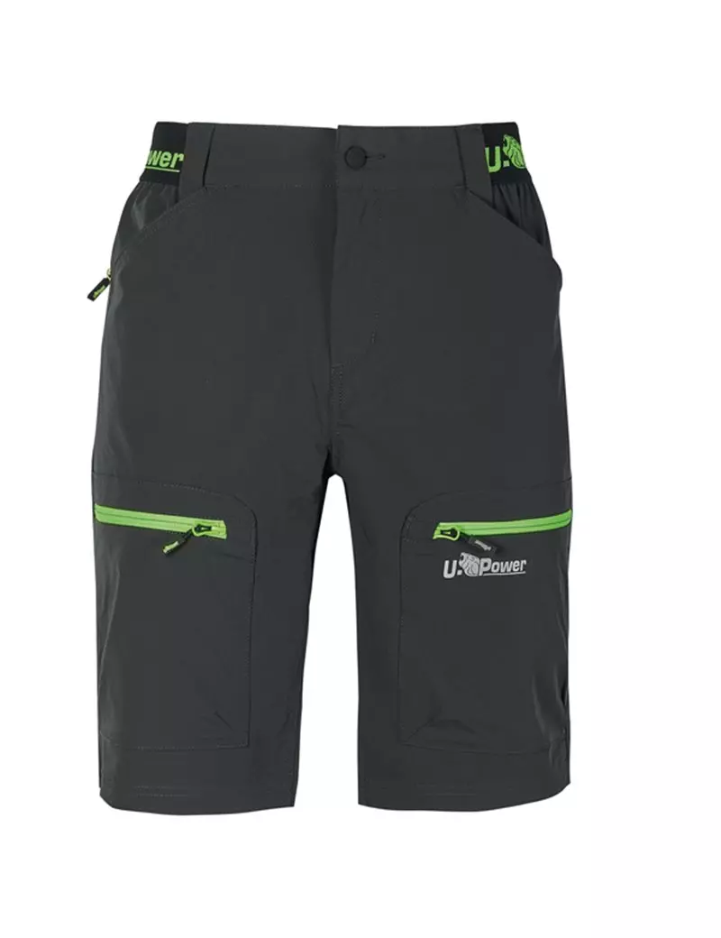 Bermuda da Lavoro Ares U-Power - Taglia XL - FU280RL-XL (Grigio e Verde) Bermuda da Lavoro Ares U-Power - Taglia XL - FU280RL-XL (Grigio e Verde)