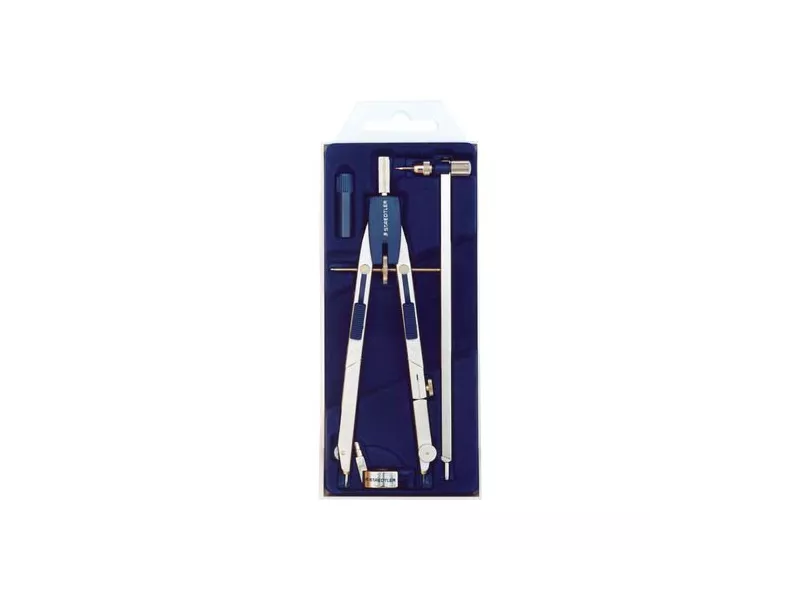 Compasso Mars Frizion Staedtler - L 135 mm - Fino a 580 mm di Diametro - 55702SKI (Argento)