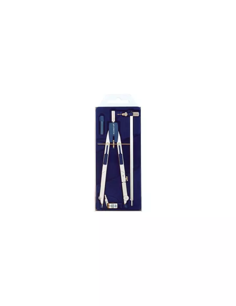 Compasso Mars Frizion Staedtler - L 135 mm - Fino a 580 mm di Diametro - 55702SKI (Argento)