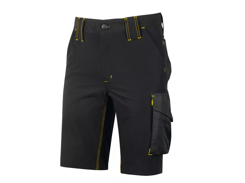 Bermuda da Lavoro Mercury U-Power - Taglia L - FU196BC-L (Nero e Giallo)
