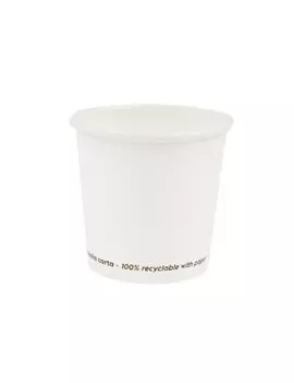 Bicchiere in Carta SignorBio - 75 ml - PGC006BIO50C (Bianco Conf. 50)