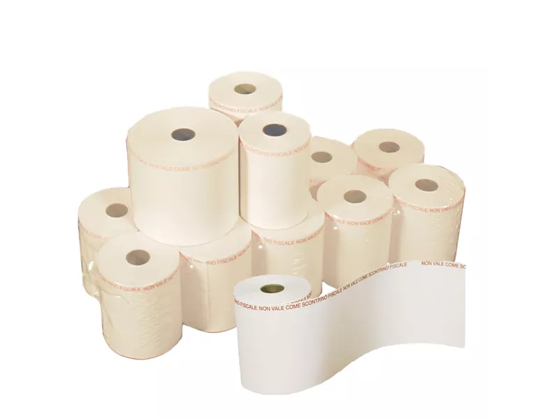 Rotolo in Carta Chimica 2 Copie per POS Sabacart - 57 mm x 20 m - 15325702012BX (Conf. 10)