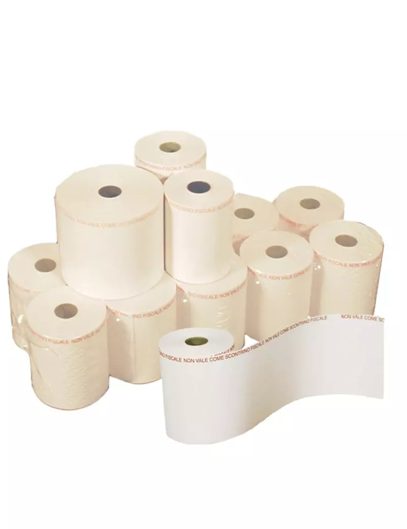 Rotolo in Carta Chimica 2 Copie per POS Sabacart - 57 mm x 20 m - 15325702012BX (Conf. 10) Rotolo in Carta Chimica 2 Copie per POS Sabacart - 57 mm x 20 m - 15325702012BX (Conf. 10)