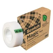 Nastro Adesivo Magic 900 Scotch 3M - 19 mm x 30 m - 7100044086 (Trasparente)
