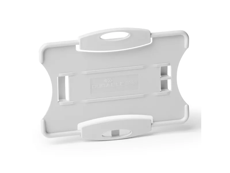 Portabadge Eco Durable - 5,4x8,7 cm - 1 Tessera - 8988-10 (Grigio Conf. 10)