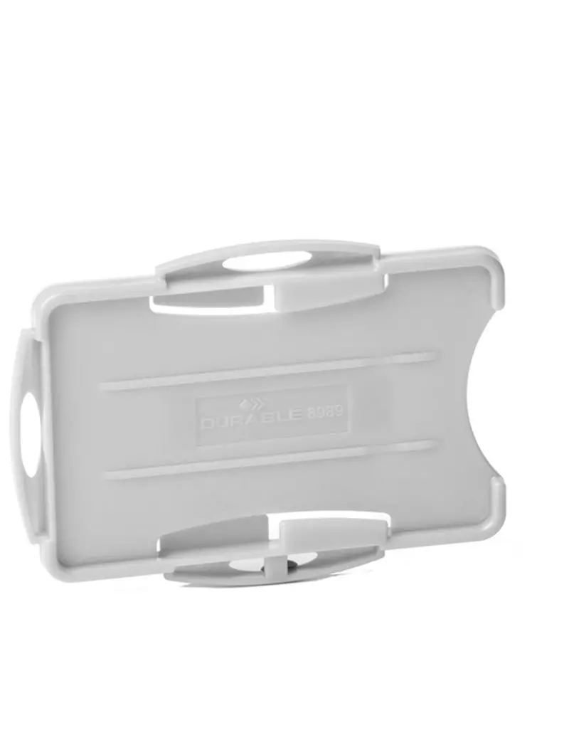 Portabadge Eco Durable - 5,4x8,7 cm - 2 Tessere - 8989-10 (Grigio Conf. 10) Portabadge Eco Durable - 5,4x8,7 cm - 2 Tessere - 8989-10 (Grigio Conf. 10)