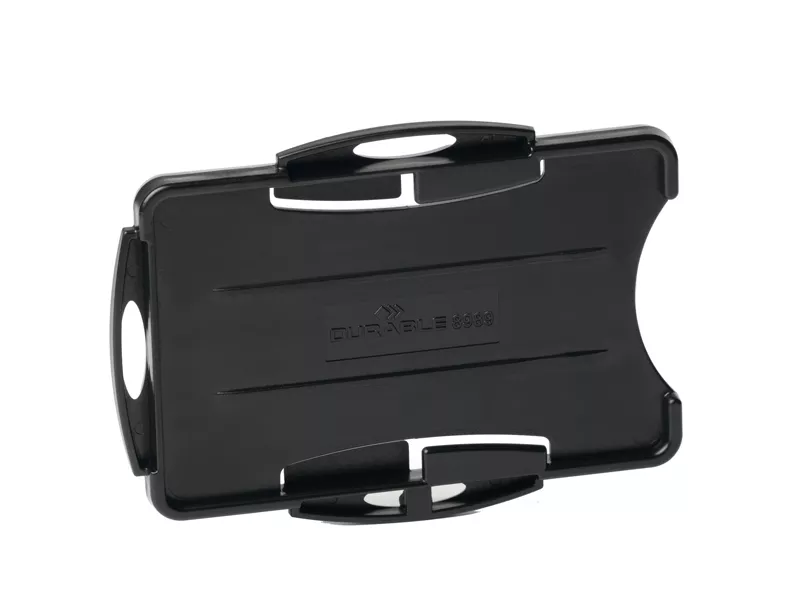 Portabadge Eco Durable - 5,4x8,7 cm - 2 Tessere - 8989-01 (Nero Conf. 10)