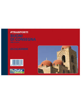 Blocco Buoni di Consegna Data Ufficio - 17,6x10 cm - 100 Fogli - DU161420000 (Conf. 5)