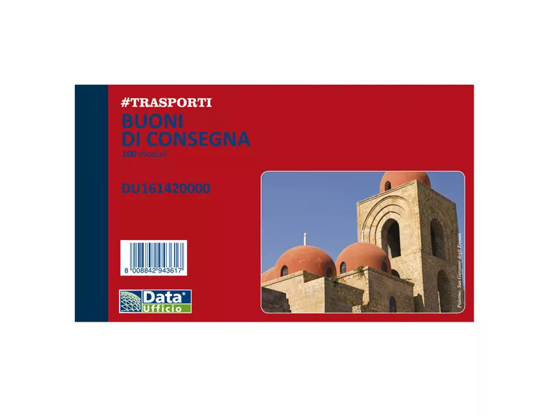 Blocco Buoni di Consegna Data Ufficio - 17,6x10 cm - 100 Fogli - DU161420000 (Conf. 5)