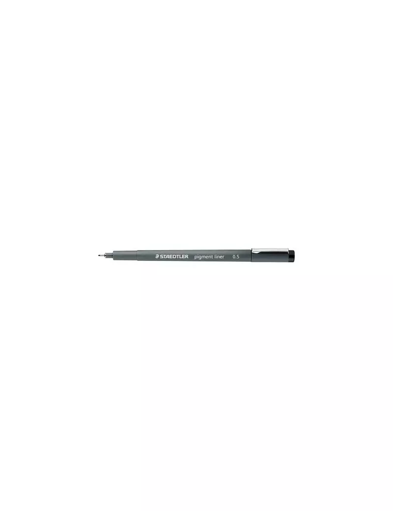 Fineliner a Punta Graduata Pigment Liner 308 Staedtler - 0,05 mm - 3080059 (Nero Conf. 10)