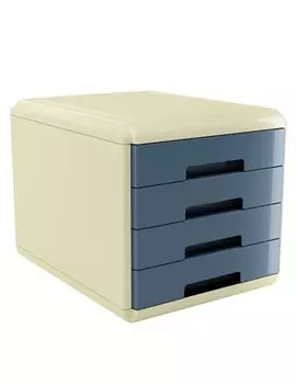 Cassettiera Vintage Sugar Arda - 29,5x38,5x28,2 cm - 4 Cassetti - 18P4PSU (Azzurro)