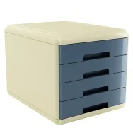 Cassettiera Vintage Sugar Arda - 29,5x38,5x28,2 cm - 4 Cassetti - 18P4PSU (Azzurro)