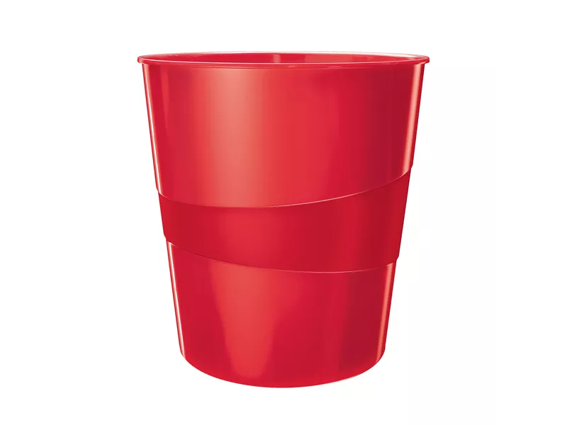 Cestino Gettacarte Wow Leitz - 15 Litri - 52781026 (Rosso)
