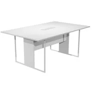 Tavolo Riunioni Essence Artexport - Gamba Bianca - 180x110x74,4 cm - 425-TOP-3-AF-FC (Bianco)