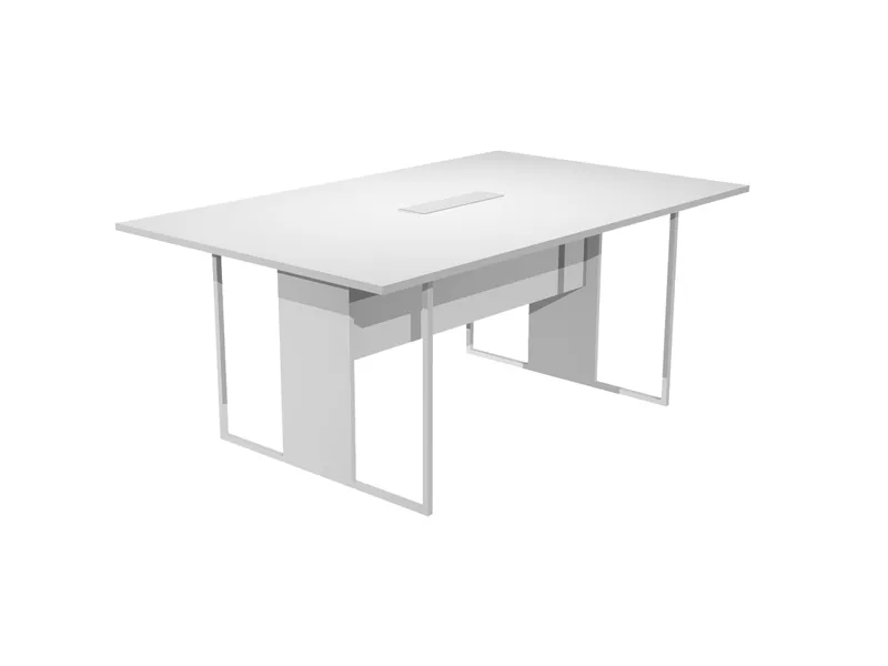 Tavolo Riunioni Essence Artexport - Gamba Bianca - 180x110x74,4 cm - 425-TOP-3-AF-FC (Bianco)