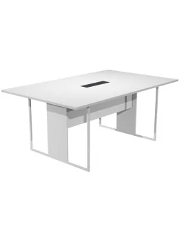Tavolo Riunioni Essence Artexport - Gamba Bianca - 180x110x74,4 cm - 425-TOP-3-AF-FC (Bianco)