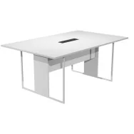 Tavolo Riunioni Essence Artexport - Gamba Bianca - 180x110x74,4 cm - 425-TOP-3-AF-FC (Bianco)