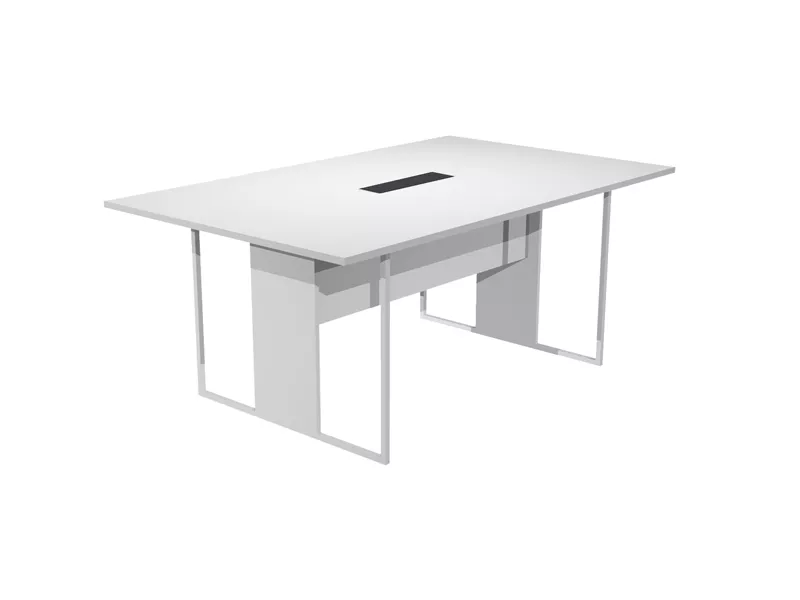 Tavolo Riunioni Essence Artexport - Gamba Bianca - 180x110x74,4 cm - 425-TOP-3-AF-FC (Bianco)
