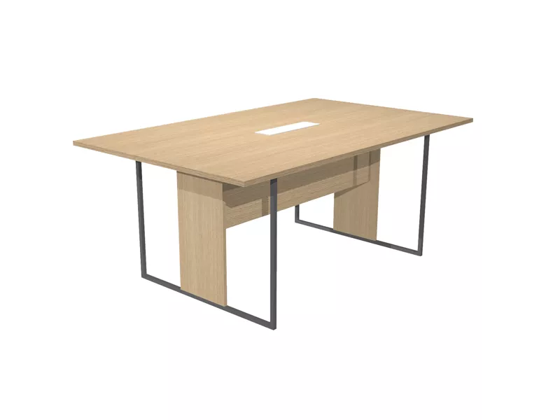 Tavolo Riunioni Essence Artexport - Gamba Antracite Opaco - 180x110x74,4 cm - 425-TOP-C-AF-EA (Rovere)