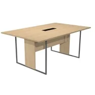 Tavolo Riunioni Essence Artexport - Gamba Antracite Opaco - 180x110x74,4 cm - 425-TOP-C-AF-EA (Rovere)