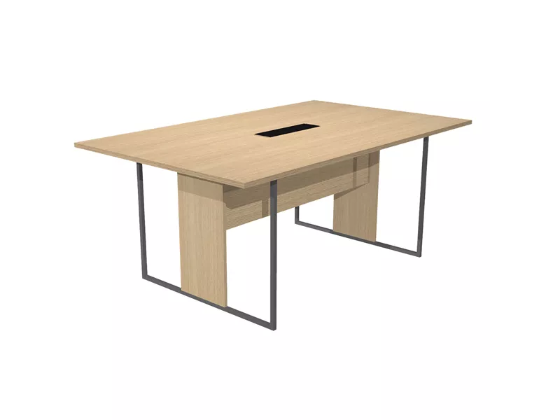 Tavolo Riunioni Essence Artexport - Gamba Antracite Opaco - 180x110x74,4 cm - 425-TOP-C-AF-EA (Rovere)