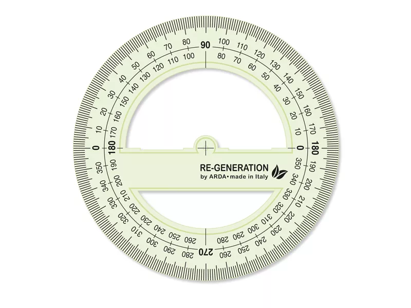 Goniometro Linea Re-Generation Arda - 360° - 12 cm - RE36012 (Fumè Trasparente)