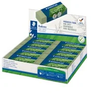 Gomma Mars Plastic Staedtler 526-50 - 65x23x13 mm - 526 80-5 (Verde Conf. 20)