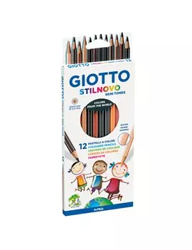 Matite Colorate Stilnovo Skin Tones Giotto Fila - 3,3 mm - F257400 (Assortiti Conf. 12)