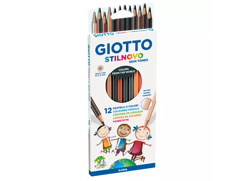 Matite Colorate Stilnovo Skin Tones Giotto Fila - 3,3 mm - F257400 (Assortiti Conf. 12)